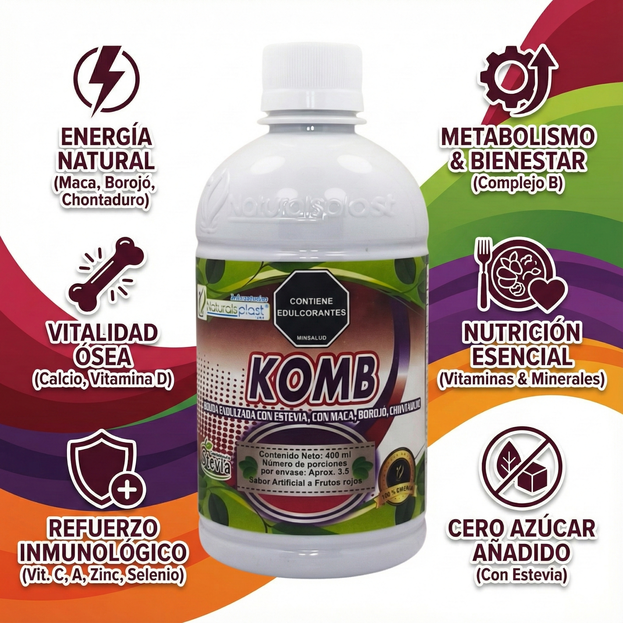 Vista 6 de 10V ESCUDO NUTRICIONAL KOMB-B